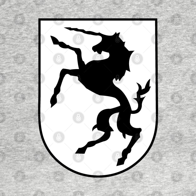 Unicorn Shield Logo by Illustratorator